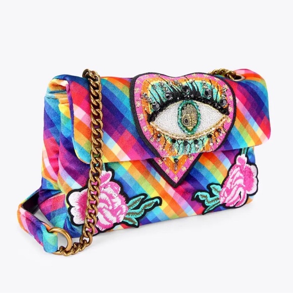 Kurt Geiger Handbags - Kurt Geiger Medium Fabric Kensington Bag